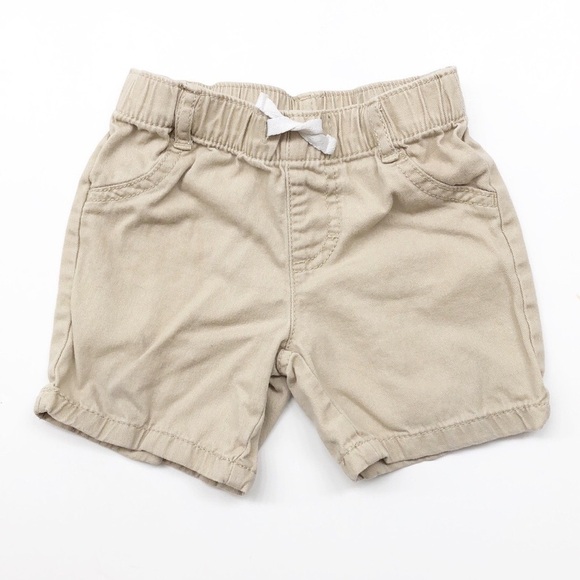 Nannette Kids tan baby boy cargo shorts - Picture 1 of 6